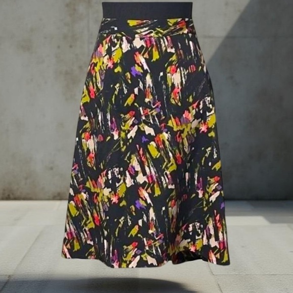 Lane Bryant Swing Pleated Skirts Multi Colored skirt Size 16 - Picture 9 of 13